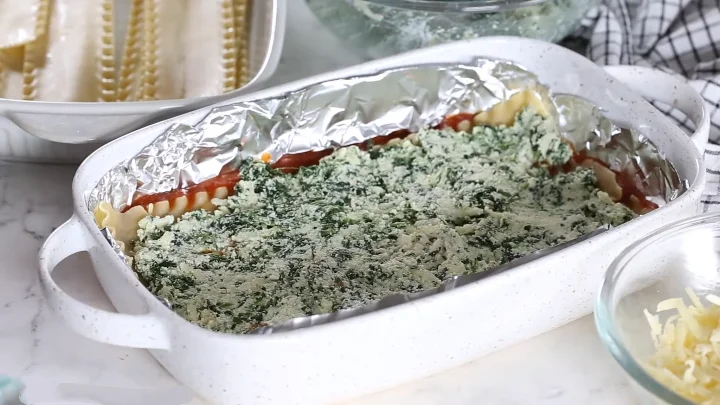 Vegetarian Spinach Lasagna 14 Assemble the Lasagna