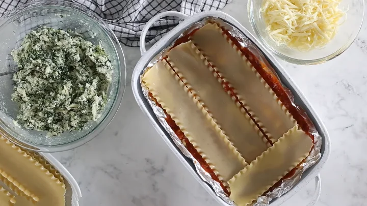 Vegetarian Spinach Lasagna 11 Assemble the Lasagna