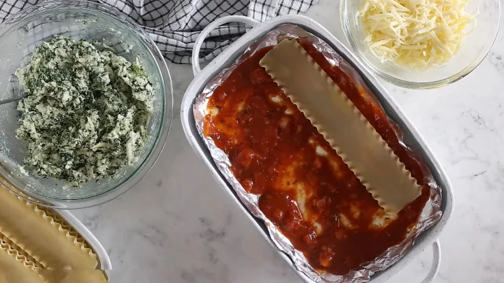 Vegetarian Spinach Lasagna 10 Assemble the Lasagna