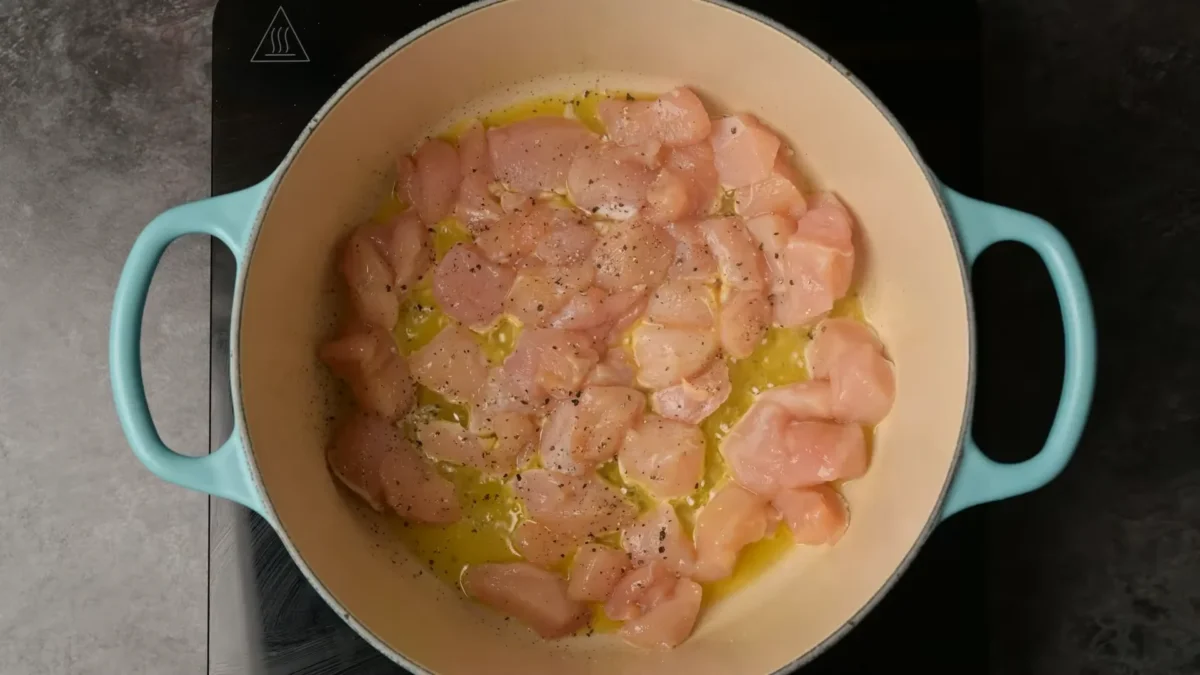 Chicken Tomato Pasta 8 Prepare the Chicken