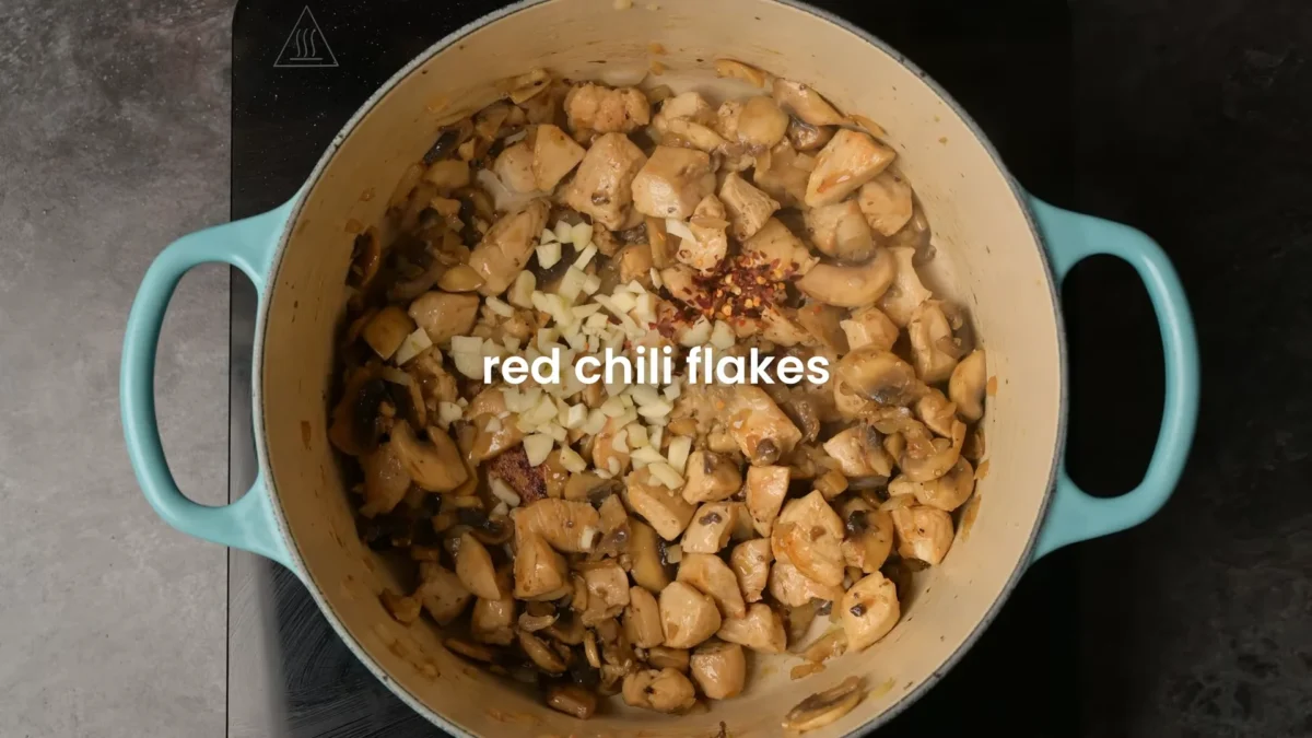 Chicken Tomato Pasta 12 Sauté the Aromatics