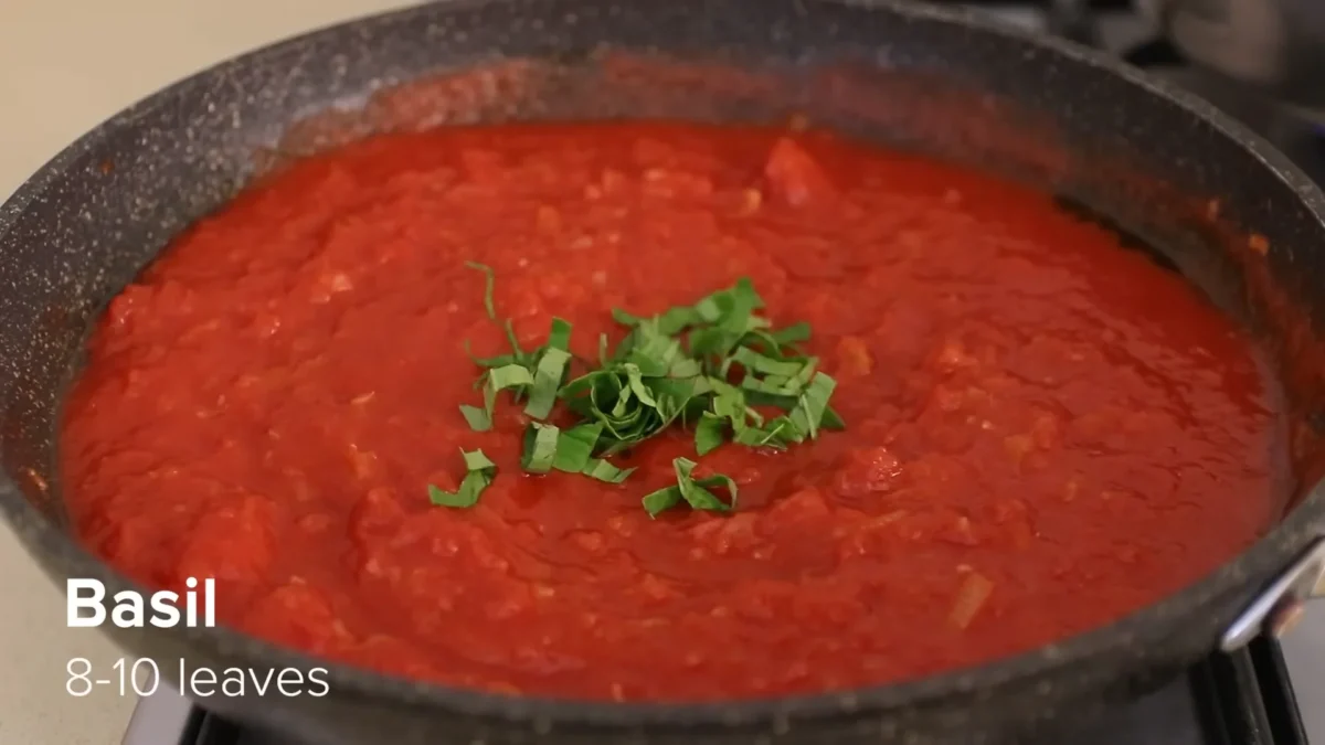 Gnocchi with tomato sauce 11 Add the Tomatoes and Seasonings