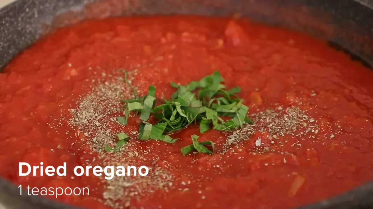 Gnocchi with tomato sauce 12 Add the Tomatoes and Seasonings