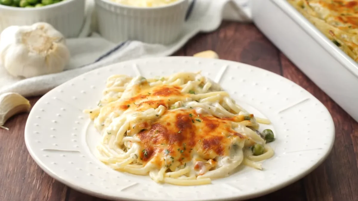 Chicken tetrazzini Serve and Enjoy