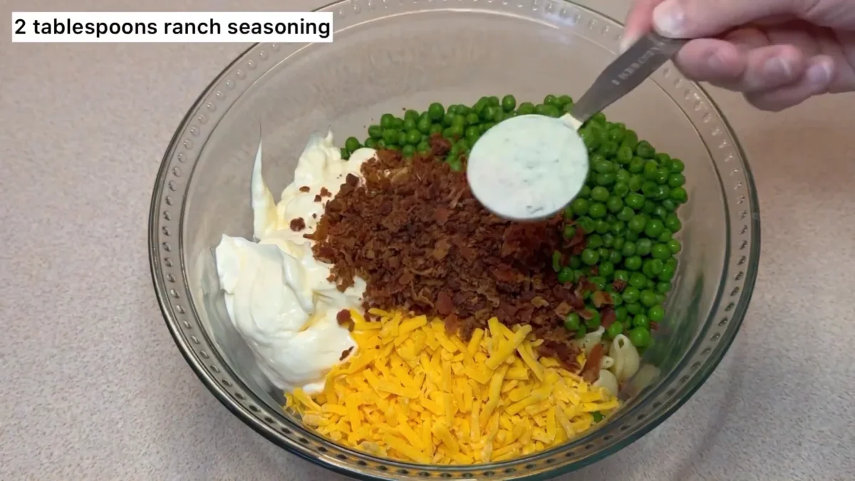 Ranch pasta salad 10 Make the Creamy Ranch Dressing
