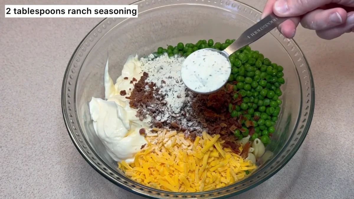 Ranch pasta salad 11 Make the Creamy Ranch Dressing