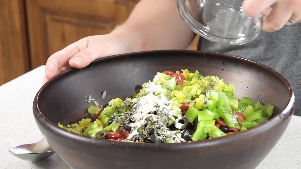 Summer Pasta Salad 17 Make the Dressing