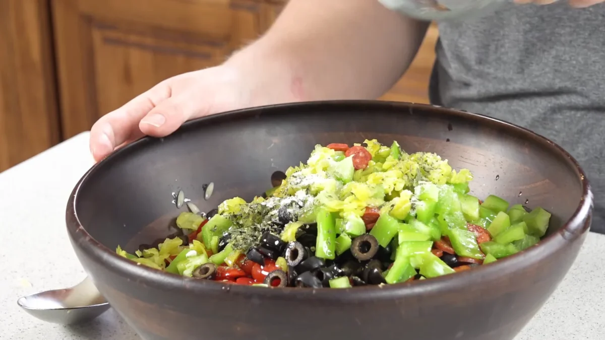 Summer Pasta Salad 16 Make the Dressing