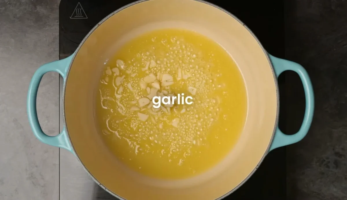 Butter Garlic Spaghetti 7 Make the Sauce