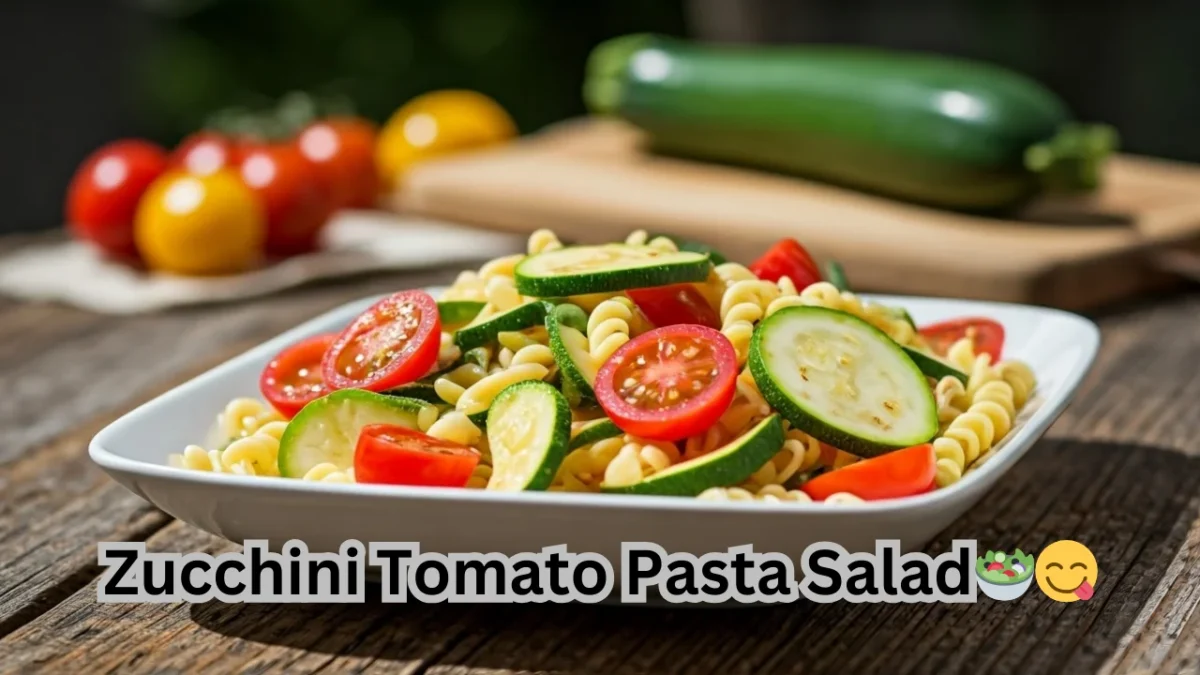 Zucchini Tomato Pasta Salad