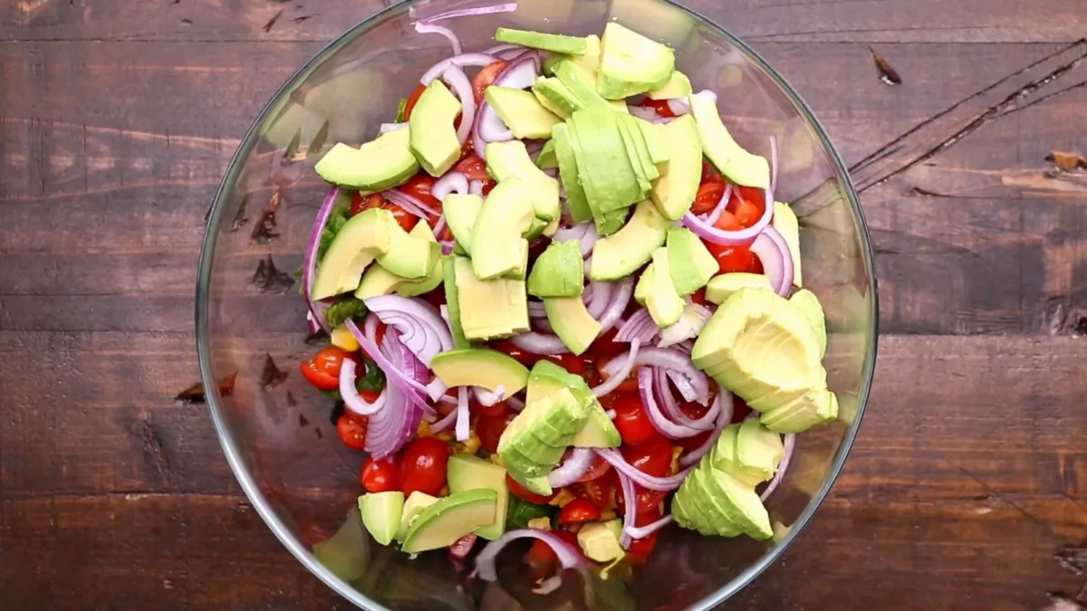 Avocado Corn Salad 12 Toss the Salad