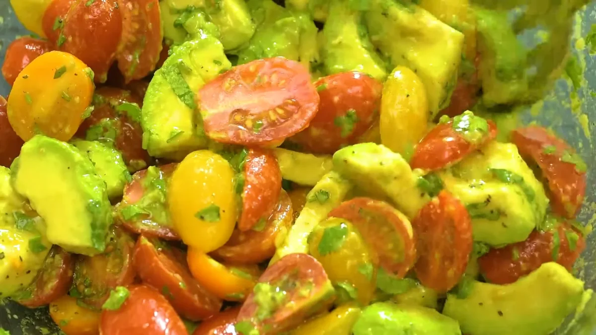 Avocado Tomato Salad 7 Toss the Salad