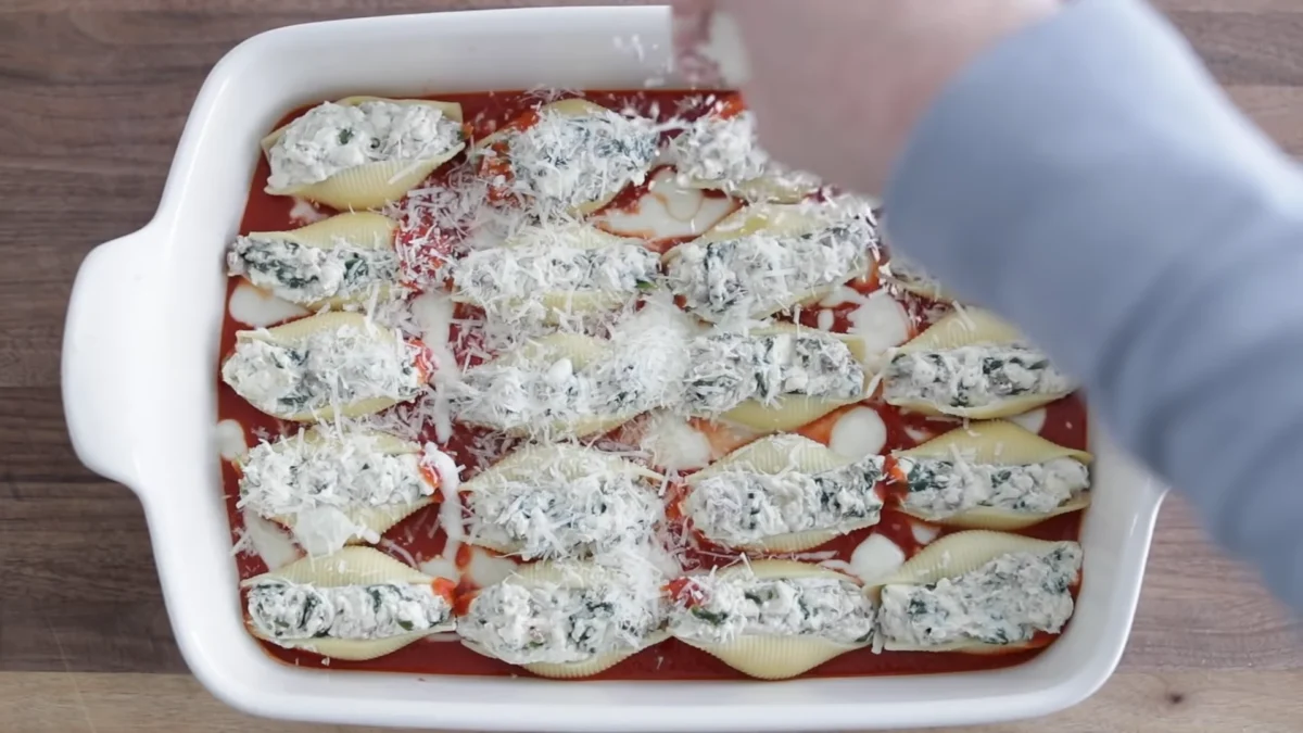 Mexican Stuffed Shells 12 Prepare the Baking Dish