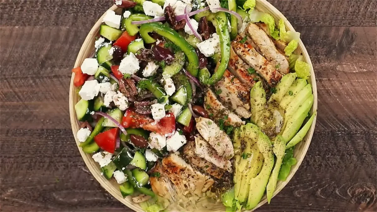 Chicken Avocado Tomato Salad 11 Toss the Salad