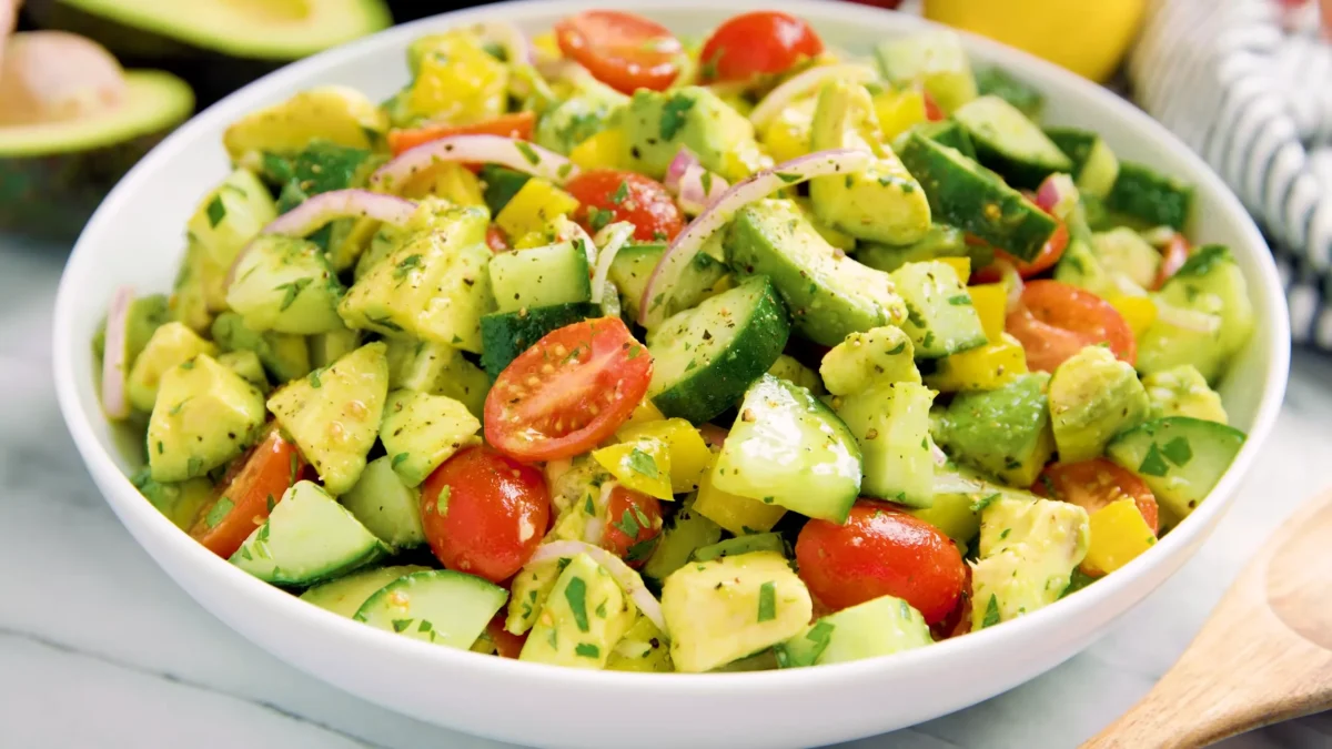 Avocado Tomato Salad 2 Avocado Tomato Salad