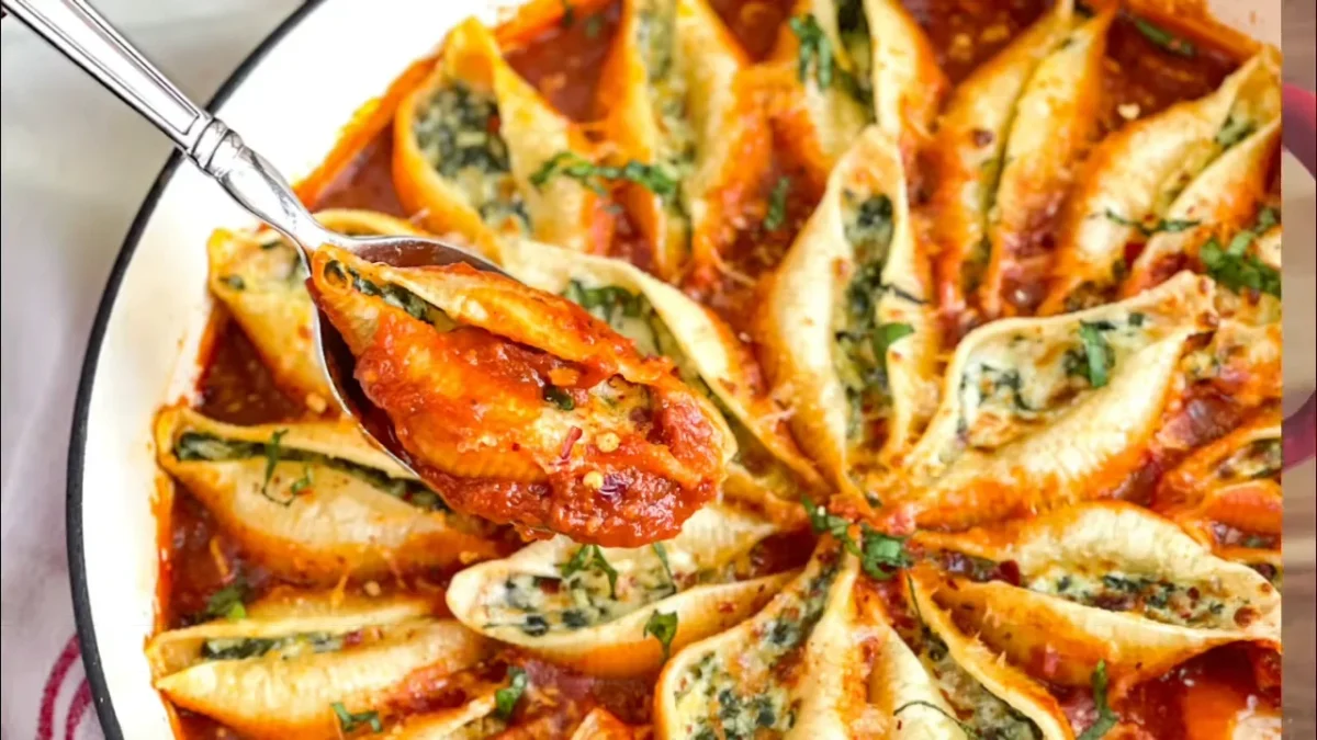 Mexican Stuffed Shells 15 Garnish and Serve