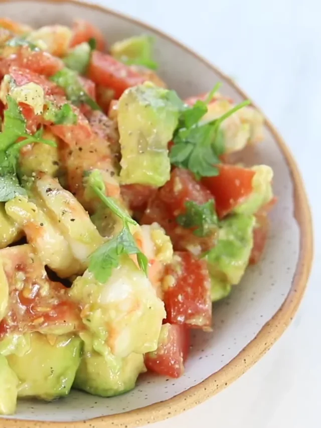 Shrimp Avocado Tomato Salad