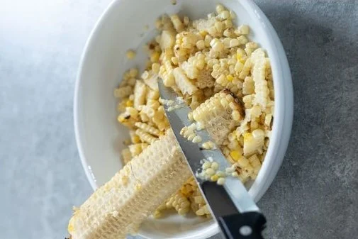 Corn and Tomato Salad 5 Prepare the Corn